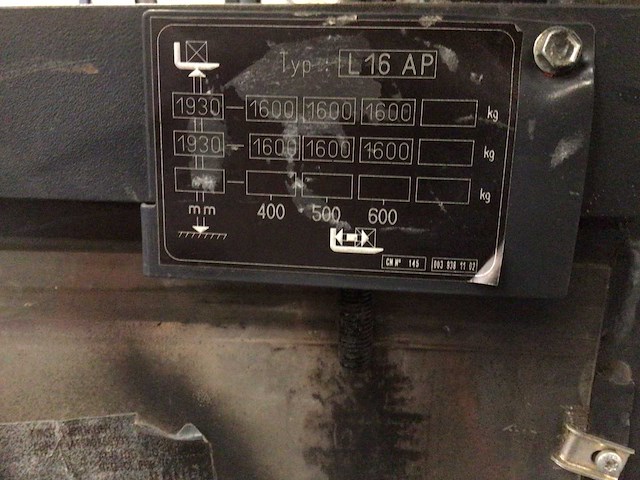 2016 linde l16 stapelaar - afbeelding 3 van  11