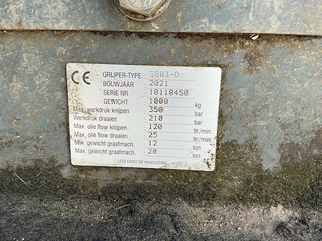 2016 liugong clg915e rupsgraafmachine met sorteergrijper - afbeelding 4 van  40