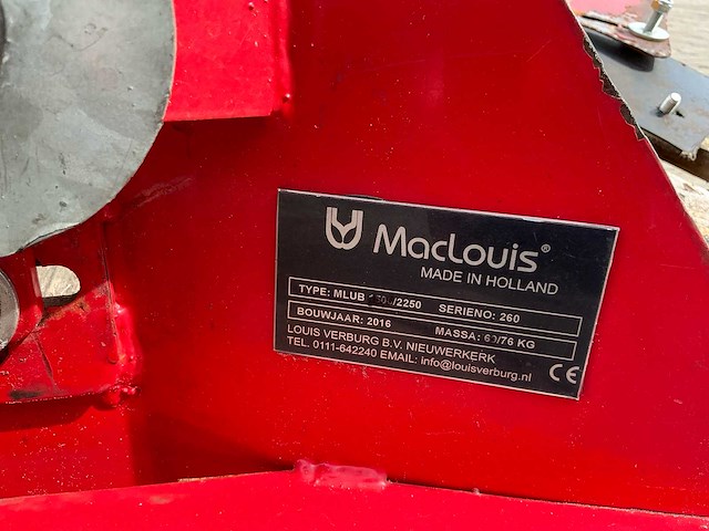 2016 maclouis 2250 uienrooier - afbeelding 9 van  9