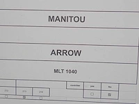 2016 manitou mlt 1040 complete telescopische hefmast met hydraulische snelwissel - afbeelding 3 van  11