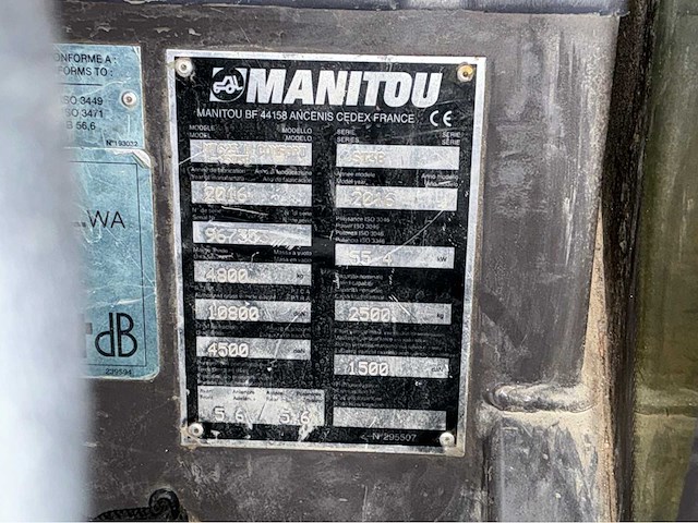 2016 manitou mt 625h st3b verreiker - afbeelding 7 van  12