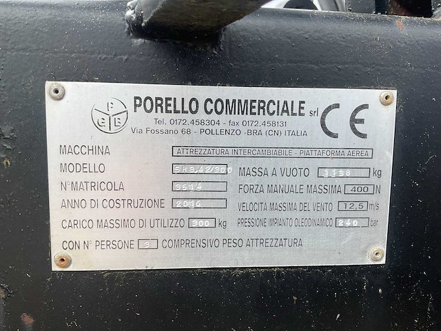 2016 manitou/porello manbak - afbeelding 3 van  14