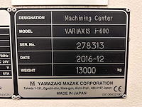 2016 mazak i-600 cnc universeel machinecentrum - afbeelding 17 van  22