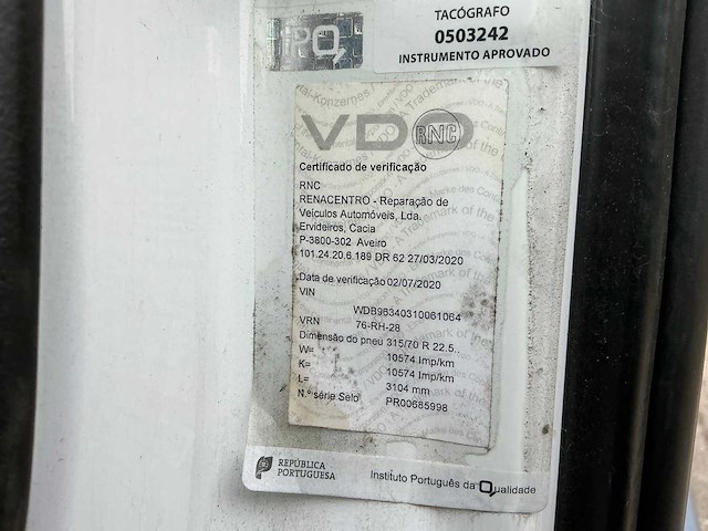 2016 mercedes-benz actros 1843 vrachtwagen - afbeelding 22 van  29