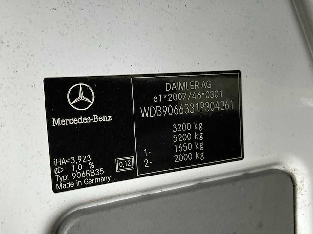 2016 mercedes-benz sprinter 316 2.2 cdi 366 hd dc bedrijfswagen - afbeelding 3 van  6