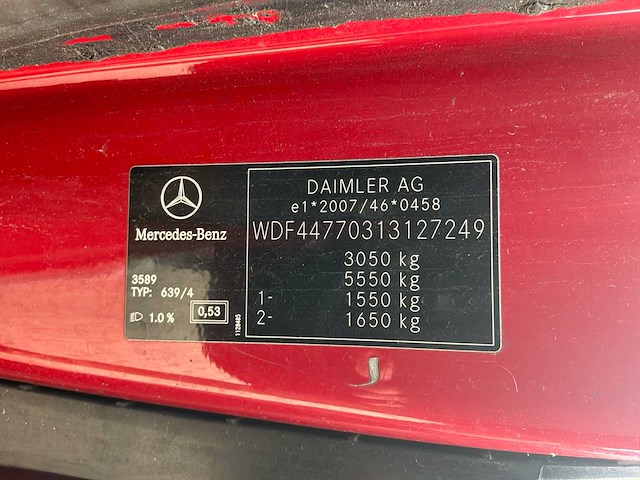 2016 mercedes-benz vito 114 cdi lang bedrijfswagen - afbeelding 25 van  35
