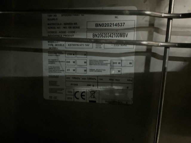 2016 metos bn0202 koelwerkbank - afbeelding 7 van  7
