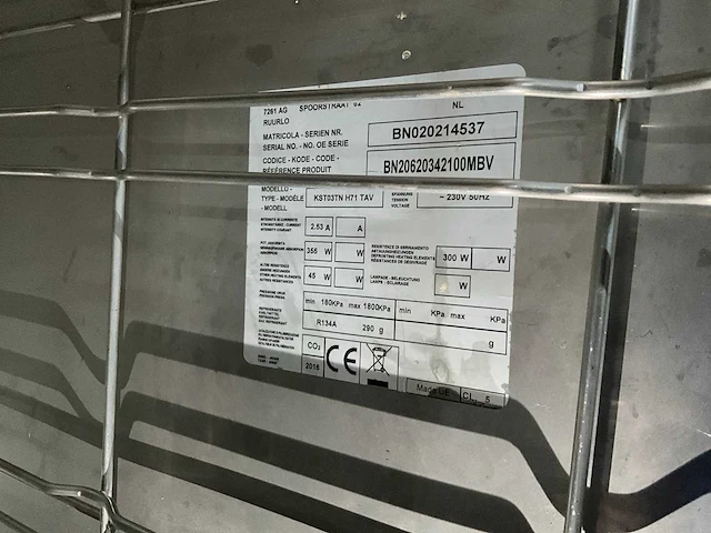 2016 metos bn0202 koelwerkbank - afbeelding 7 van  7