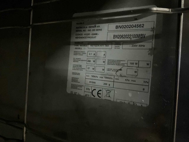 2016 metos kst02 tn koelwerkbank - afbeelding 6 van  6