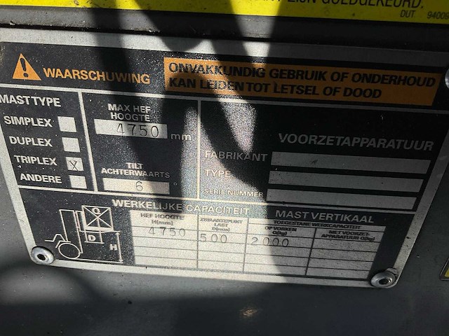 2016 mitsubitshi fb20pnt vorkheftruck - afbeelding 25 van  25