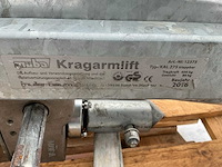 2016 muba kal 275 krachtarmlift / montagelift - afbeelding 7 van  7