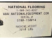 2016 national flooring equipment 5700 bol opzit accu tapijt / vloerstripper - afbeelding 8 van  16