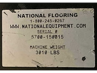 2016 national flooring equipment 5700 bol opzit accu tapijt / vloerstripper - afbeelding 14 van  21
