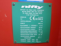 2016 nifty hr28 hybrid 4x4 hoogwerker - afbeelding 6 van  19