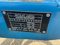 2016 niftylift 120te mk1c hoogwerkeraanhangwagen - afbeelding 14 van  21