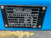 2016 niftylift 170het mk1b hoogwerkeraanhangwagen - afbeelding 26 van  32