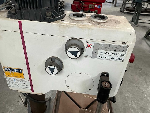 2016 optimum optidrill dh26gt kolomboormachine - afbeelding 4 van  9