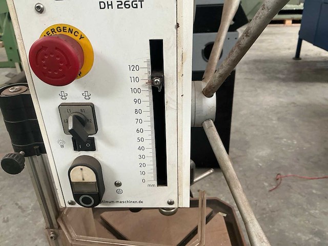 2016 optimum optidrill dh26gt kolomboormachine - afbeelding 7 van  9