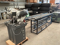 2016 optimum s275n beugelzaag incl. rollenbanen - afbeelding 1 van  12