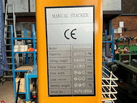 2016 papro pa2016a hand hydraulische hooghef palletwagen - afbeelding 2 van  10