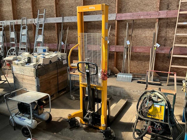 2016 papro pa2016a hand hydraulische hooghef palletwagen - afbeelding 6 van  10