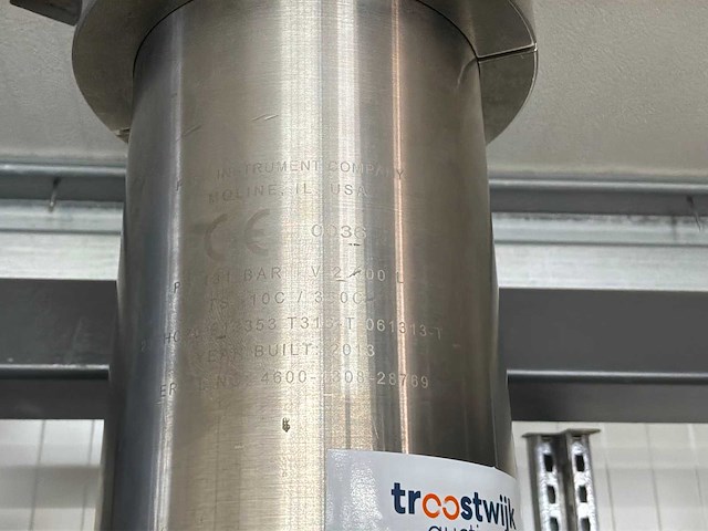 2016 parr instrument company pressure vessel drukvat - afbeelding 8 van  8