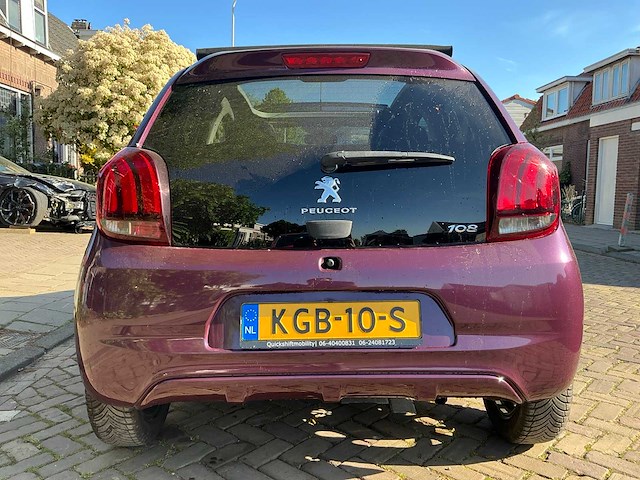 2016 peugeot 108 1.2 puretech allure personenauto (kgb-10-s) - afbeelding 2 van  2