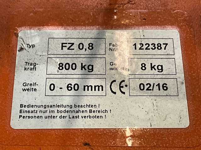 2016 platenklem (2x) - afbeelding 3 van  3