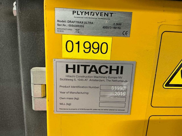 2016 plymovent draftmax ultra filterafzuiginstallatie - afbeelding 2 van  10