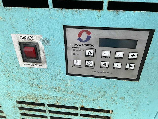2016 powrmatic cpxg250uf werkplaats heater - afbeelding 7 van  8
