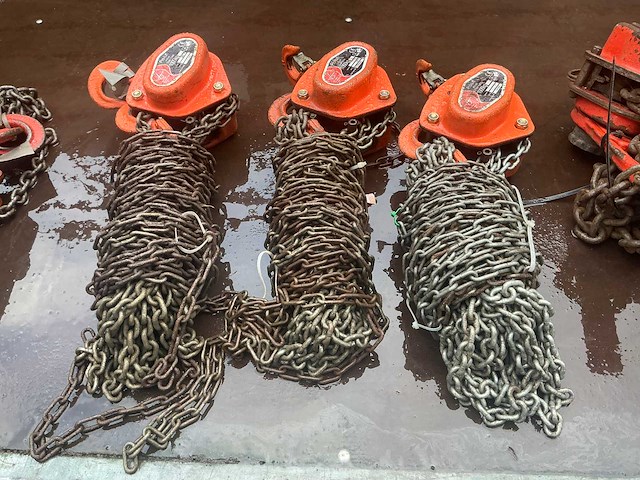 2016 pro-lift htc-100 kettingtakel (3x) - afbeelding 1 van  4