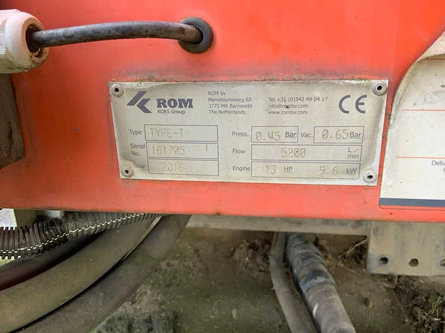 2016 rom chemisch toilet zuiginstallatie - afbeelding 3 van  11