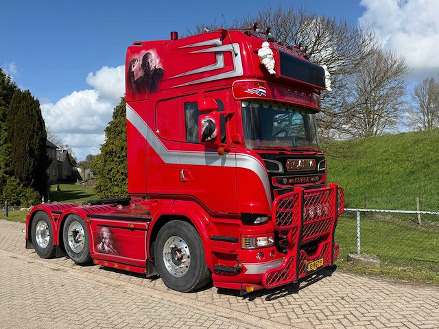 2016 scania r450 6x2 vol lucht showtruck special interior vrachtwagen - afbeelding 3 van  32