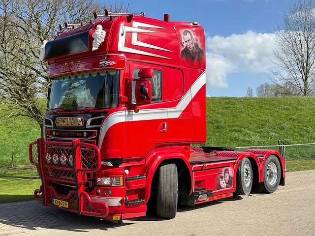 2016 scania r450 6x2 vol lucht showtruck special interior vrachtwagen - afbeelding 31 van  32