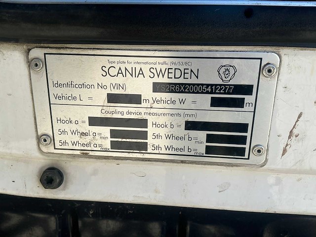 2016 scania r450 lb6x2*4mnb container vrachtwagen - afbeelding 17 van  44