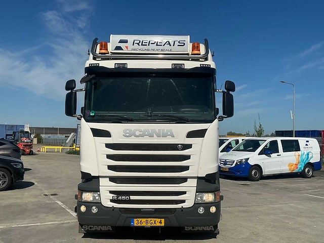 2016 scania r450 lb6x2*4mnb container vrachtwagen - afbeelding 12 van  44