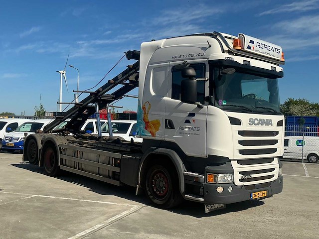 2016 scania r450 lb6x2*4mnb container vrachtwagen - afbeelding 13 van  18