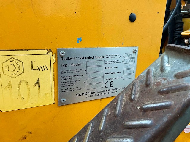 2016 schaffer 2445 shovel - afbeelding 27 van  33