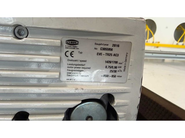 2016 schmalz eve - tr 25 ac3 vacuümpomp - afbeelding 4 van  5