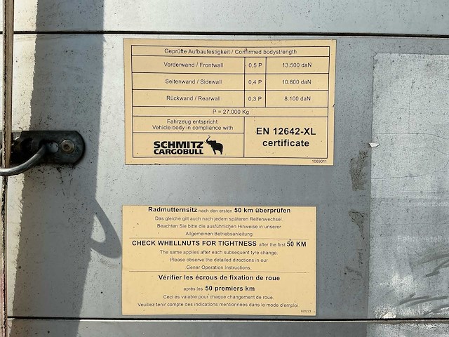 2016 schmitz cargobull scb s3t oplegger - afbeelding 14 van  43