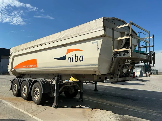 2016 schmitz cargobull sgf s3 aluminium kipperoplegger 24 m³ liftas fliptop - afbeelding 1 van  27