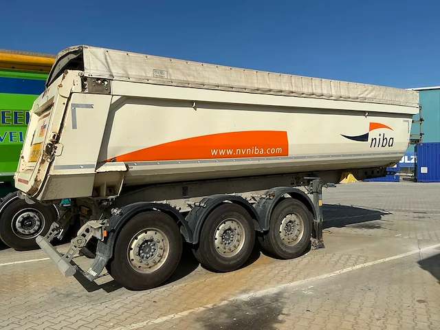 2016 schmitz cargobull sgf s3 aluminium kipperoplegger 24 m³ liftas fliptop - afbeelding 12 van  27