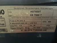 2016 sdmo hx7500t 7,5kva benzine aggregaat - afbeelding 3 van  12