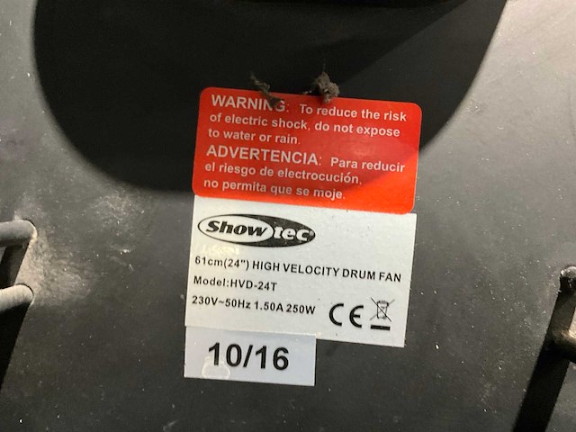 2016 showtec hvd-24t ventilator - afbeelding 7 van  7