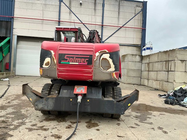 2016 solmec exp5015ww elektrische overslag bandenkraan met sorteergrijper - afbeelding 26 van  30