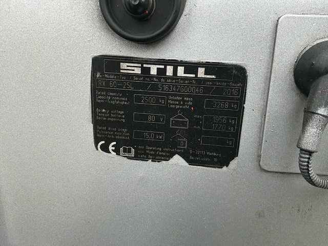 2016 still rx 60-25 vorkheftruck - afbeelding 4 van  26