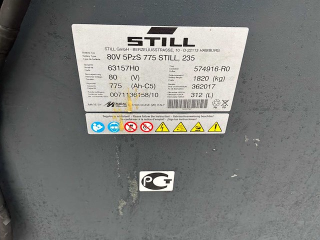 2016 still rx 60-25 vorkheftruck - afbeelding 16 van  26