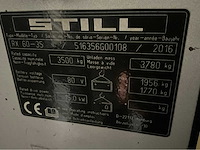 2016 still rx60-35 3500kg vorkheftruck - afbeelding 7 van  15
