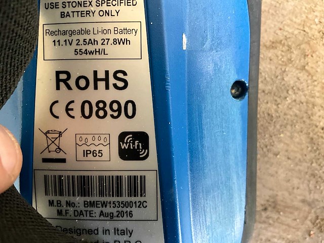 2016 stonex s7-g handheld veldcontroller - afbeelding 8 van  8
