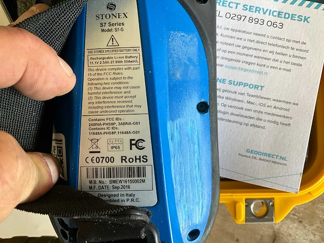 2016 stonex s7-g handheld veldcontroller - afbeelding 5 van  6